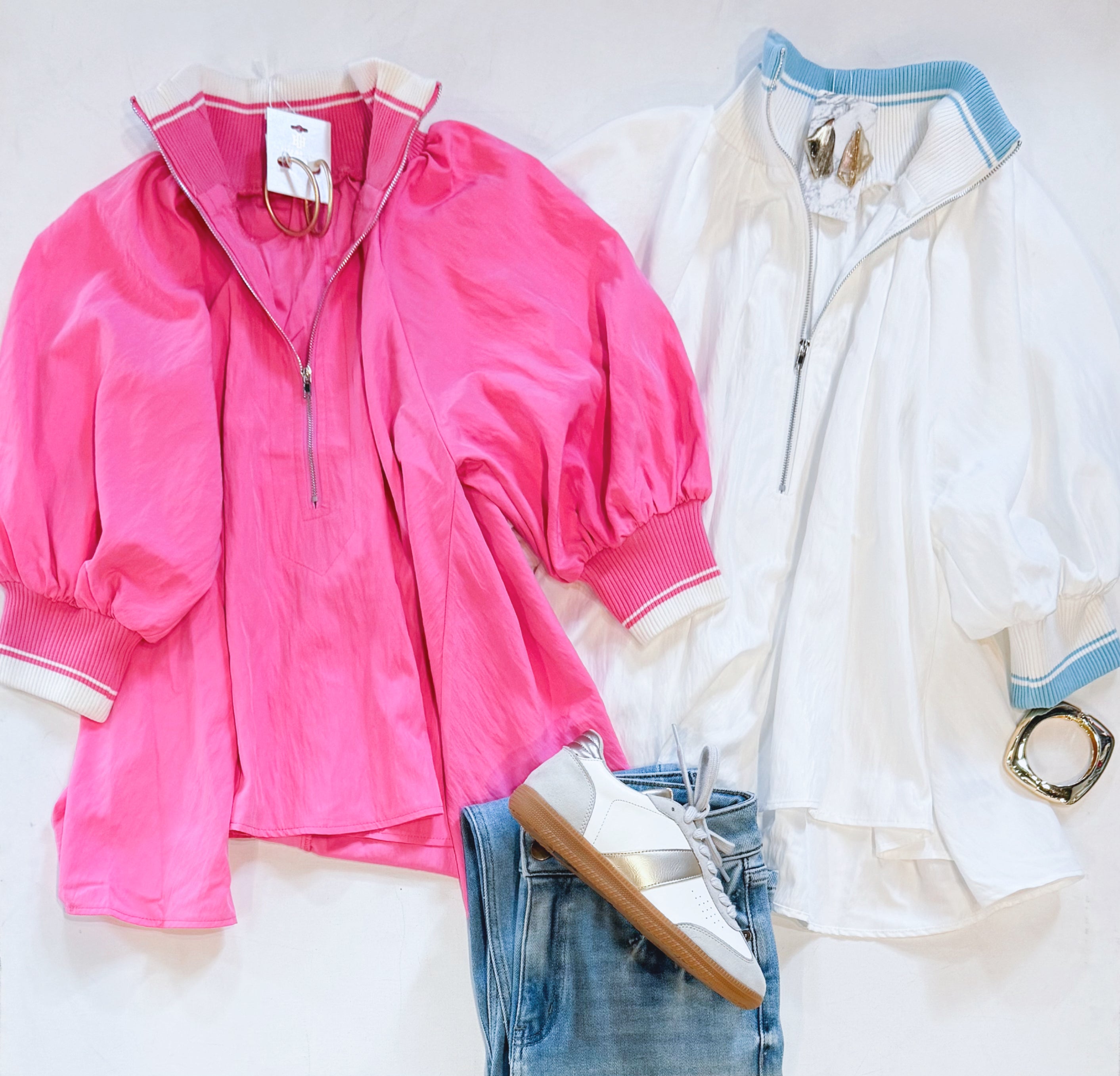 WINDY CITY TOP (BARBIE PINK)