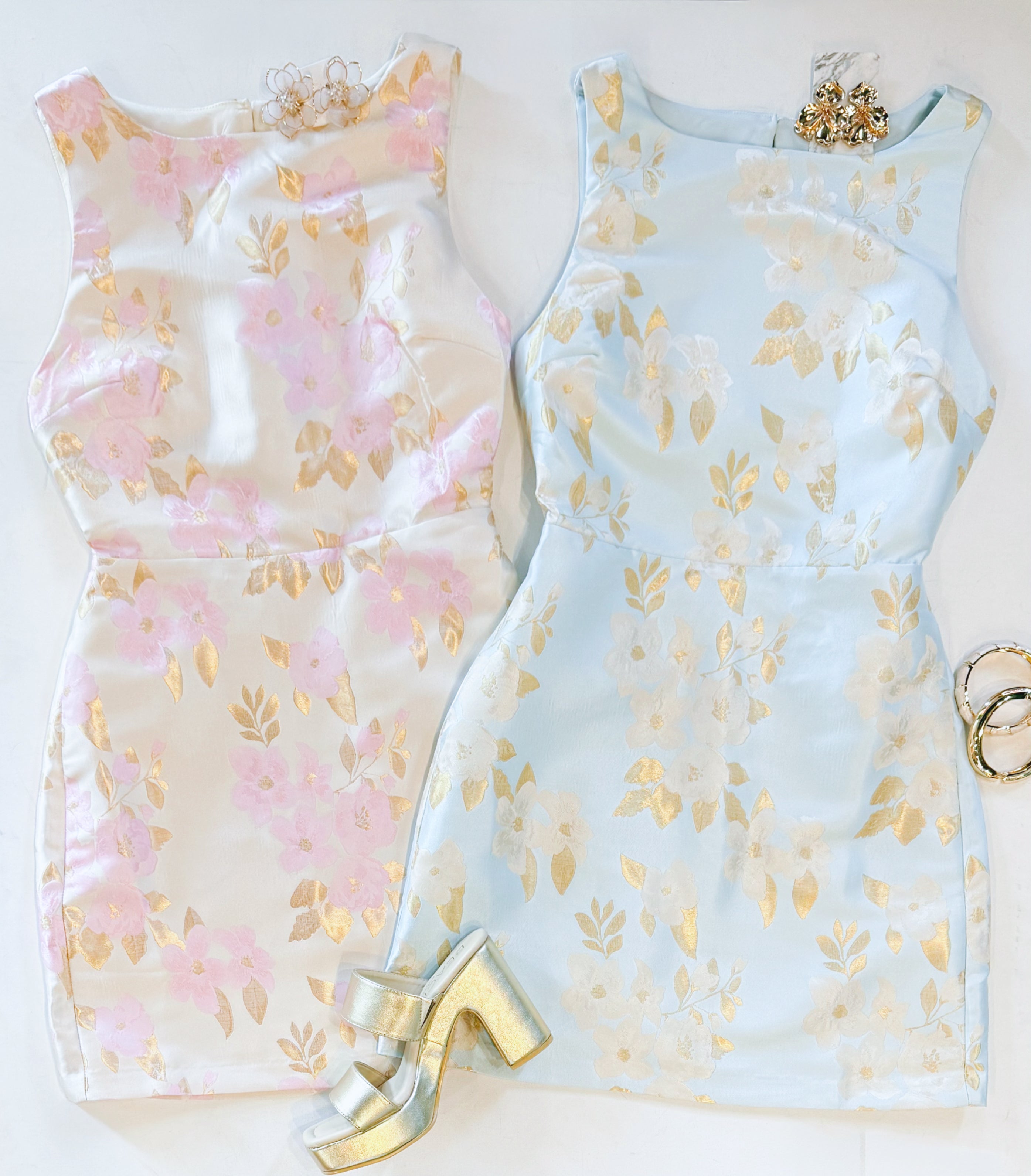 CHERRY BLOSSOM DRESS (SKY BLUE)