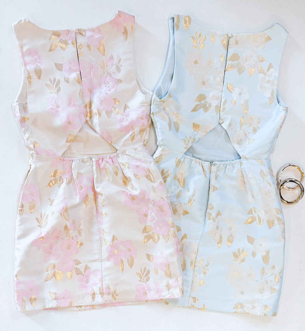 CHERRY BLOSSOM DRESS (SKY BLUE)