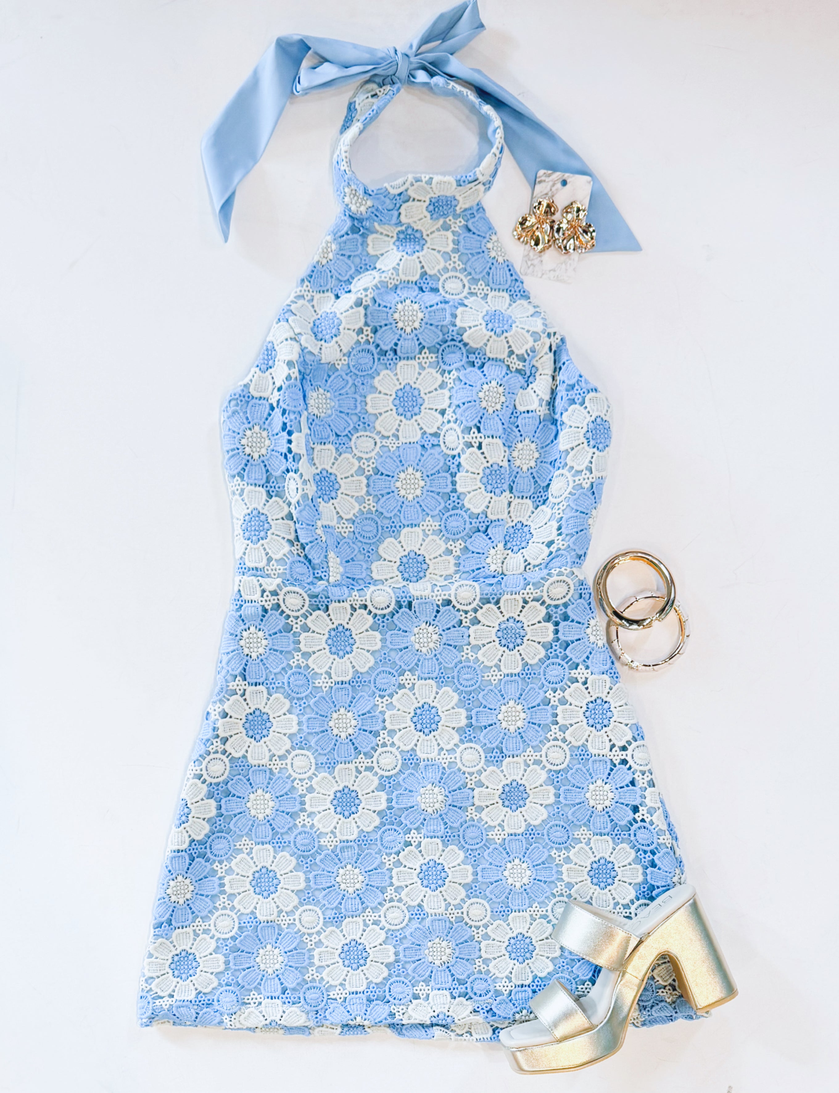 DAISY DOLL HALTER DRESS