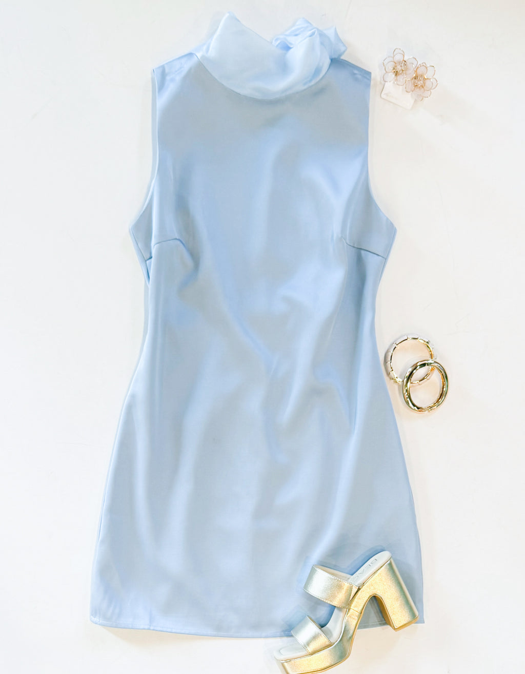 ALL CLASS DRAPE DRESS