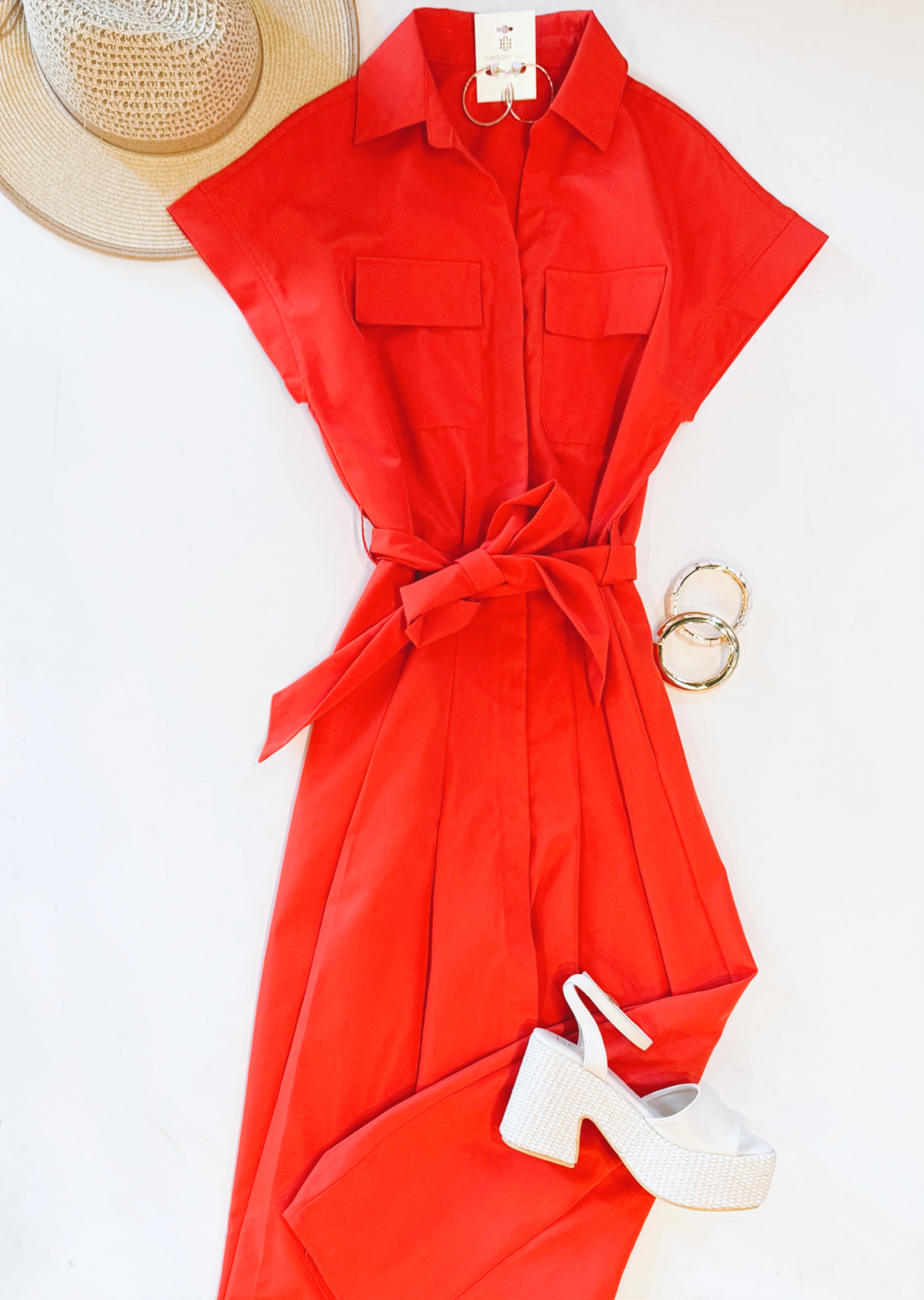CALIENTE ANKLE DRESS