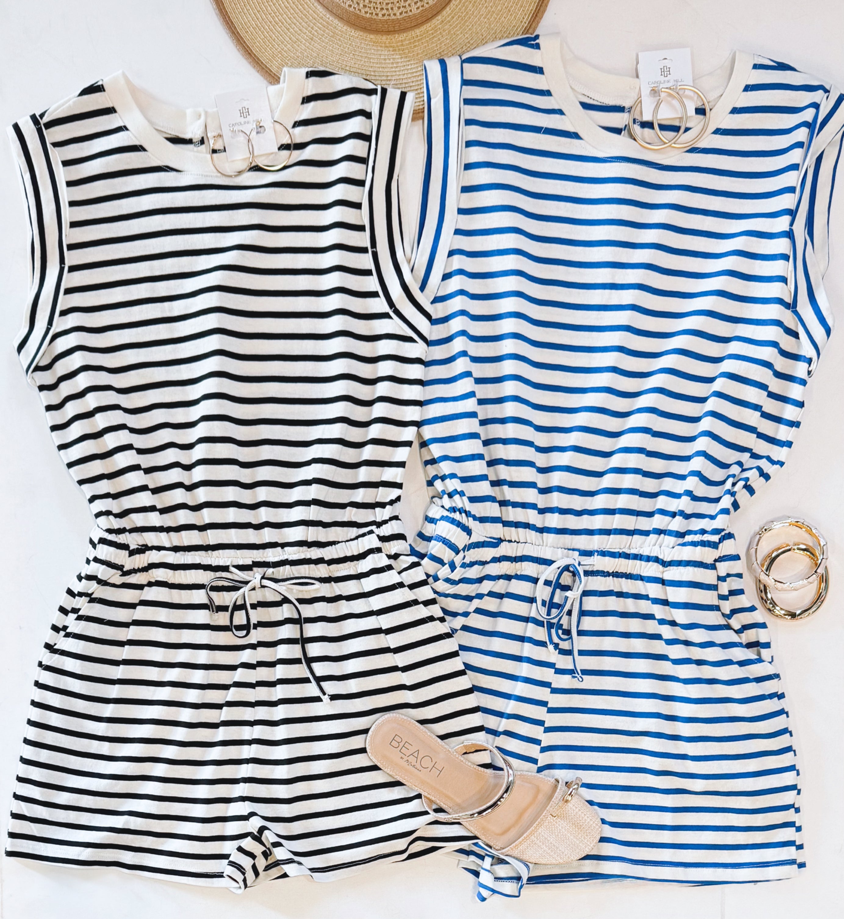 SEA YA BEACH ROMPER (COBALT)
