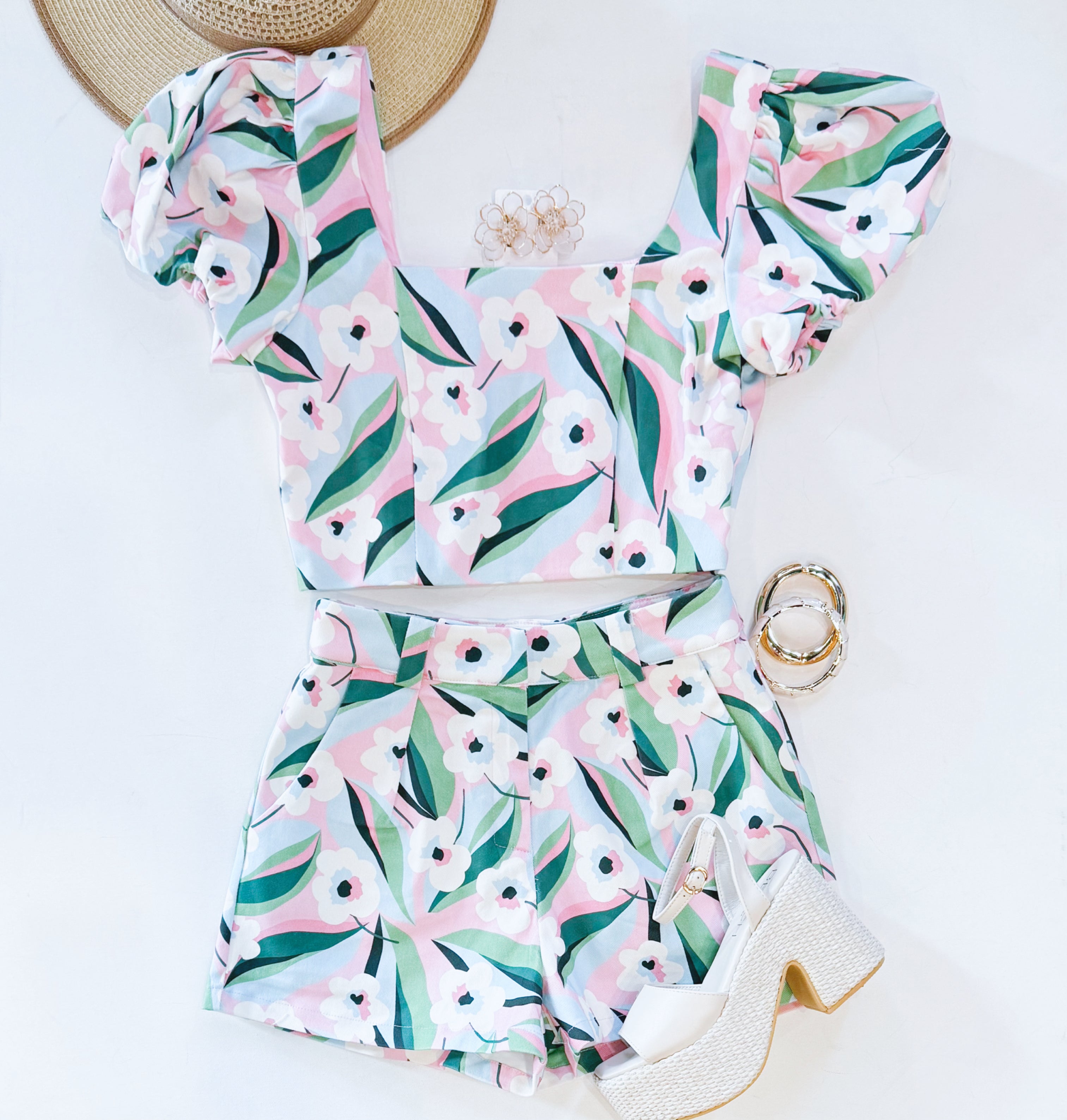 FLOWER MARKET CROP SET