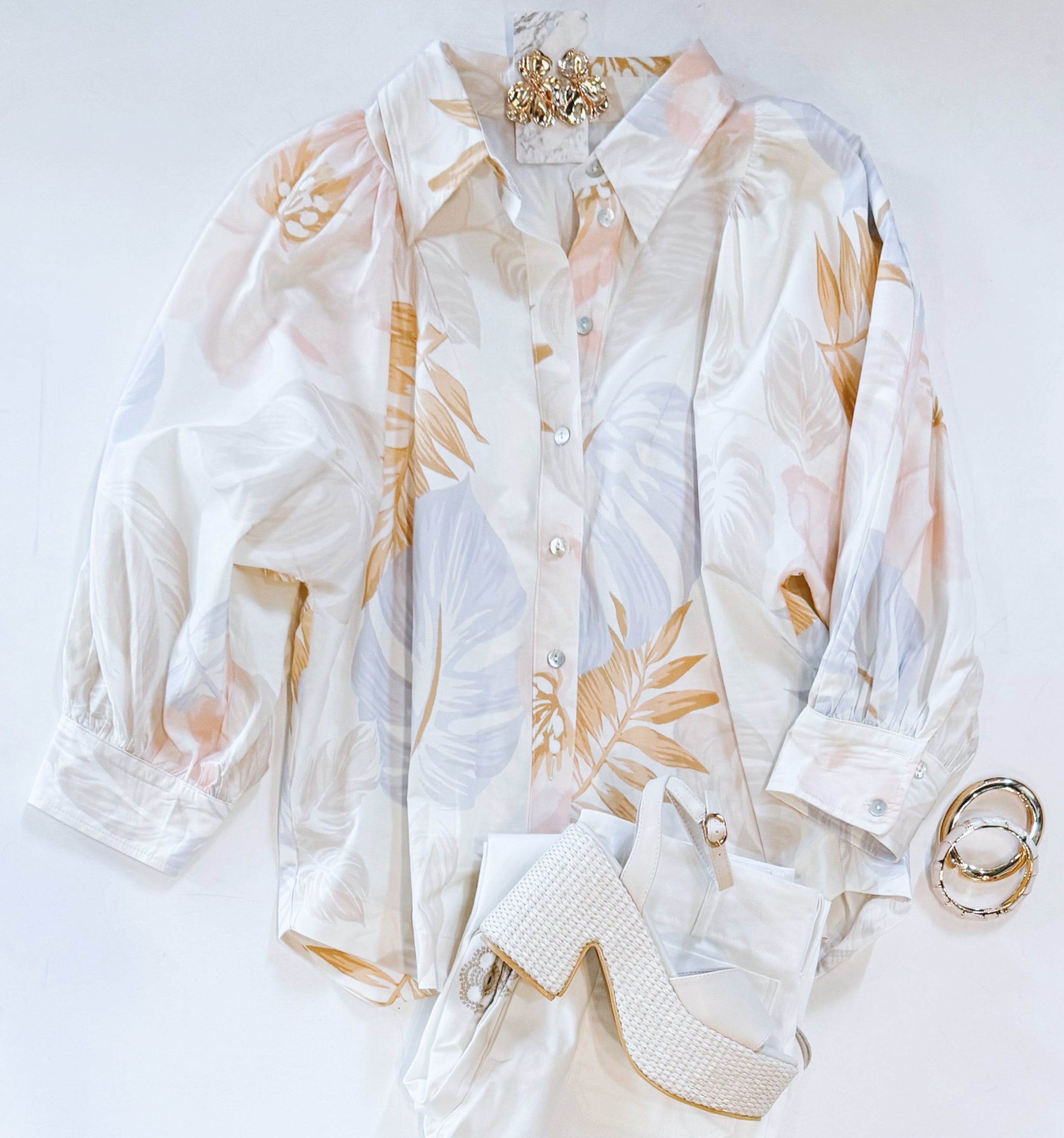 NAVARRE BEACH BUTTONDOWN