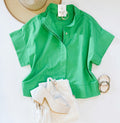 SPRING GREEN BUTTONDOWN