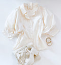 SO GIRLIE VANILLA BUTTONDOWN