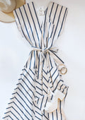 TOTALLY NAUTICAL MIDI DRESS