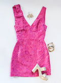 MAGENTA MOMENT EVENT DRESS