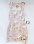 CHAMPAGNE PROBLEMS EVENT DRESS