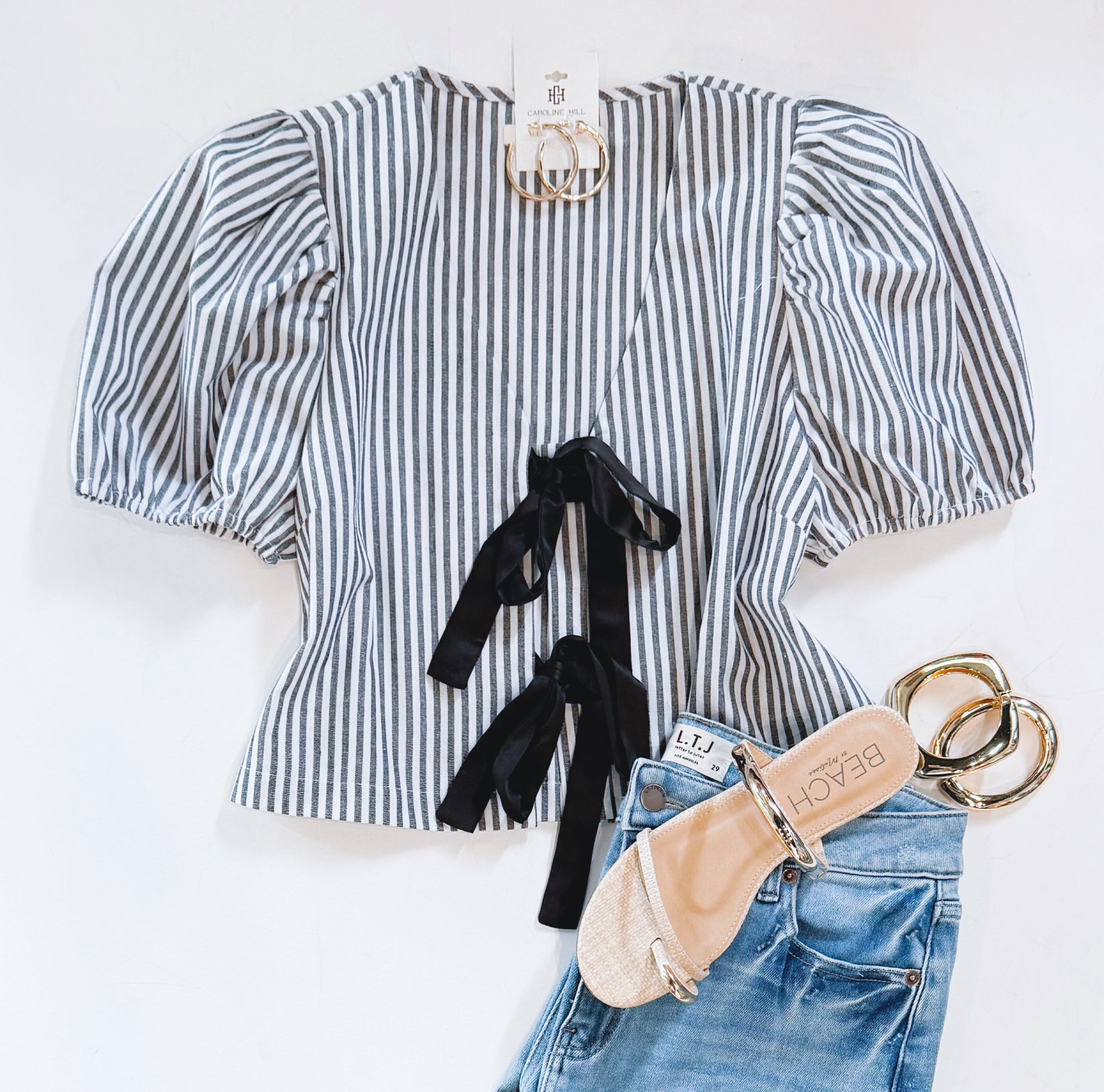 BRIDGET FRONT-TIE TOP
