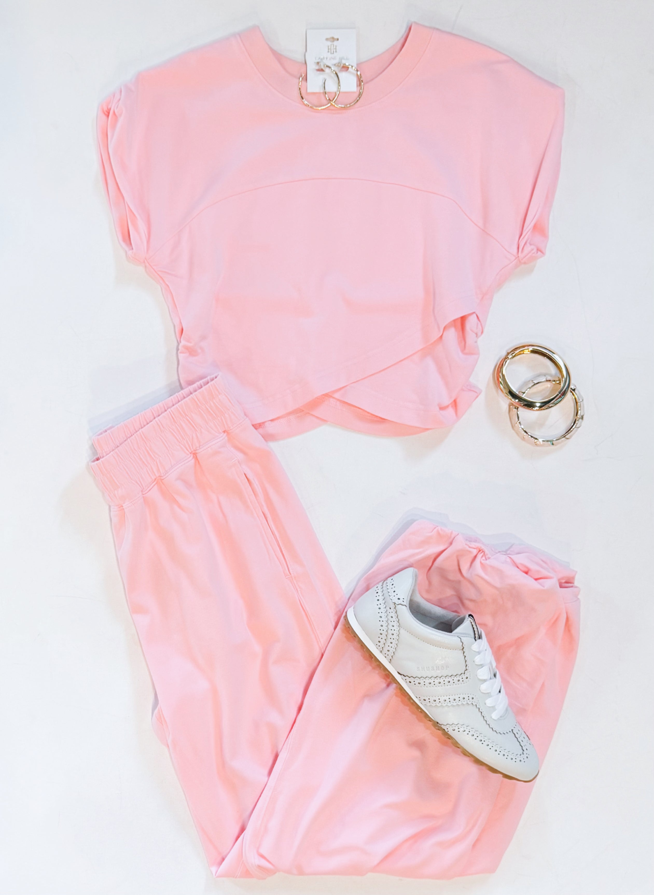 BONFIRE CROP LOUNGE SET