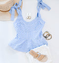 AMERICANA PEPLUM TANK