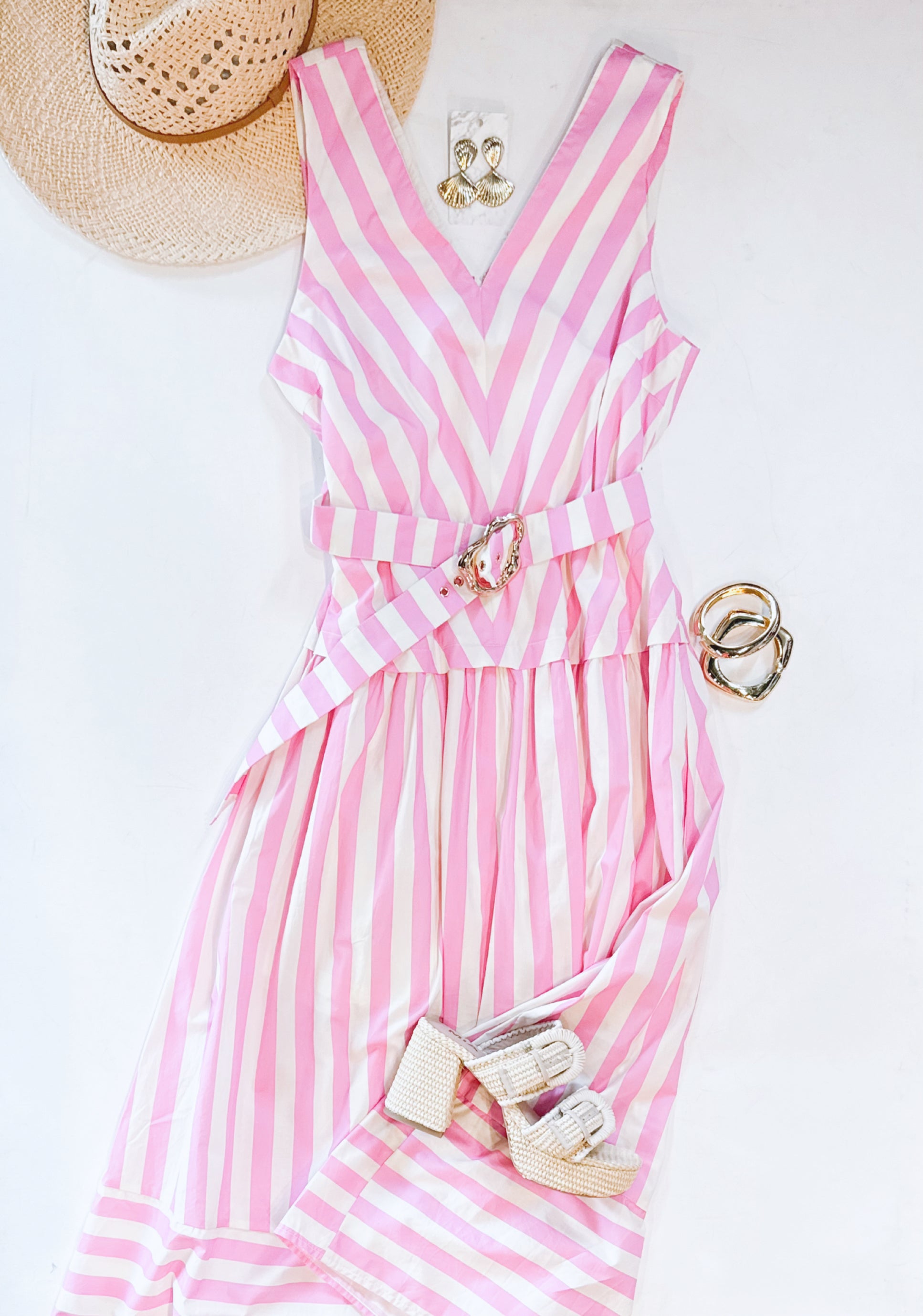 CANDY SHOP BELTED MIDI