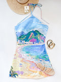 SCENIC VIEWS HALTER DRESS