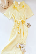 BUTTONED UP DAFFODIL MIDI