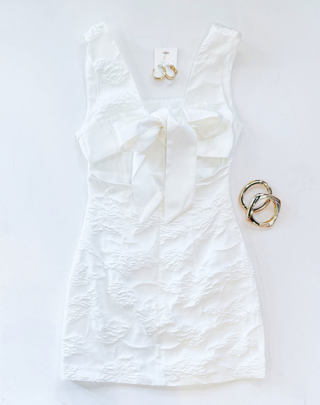 DOWN THE ISLE BROCADE DRESS