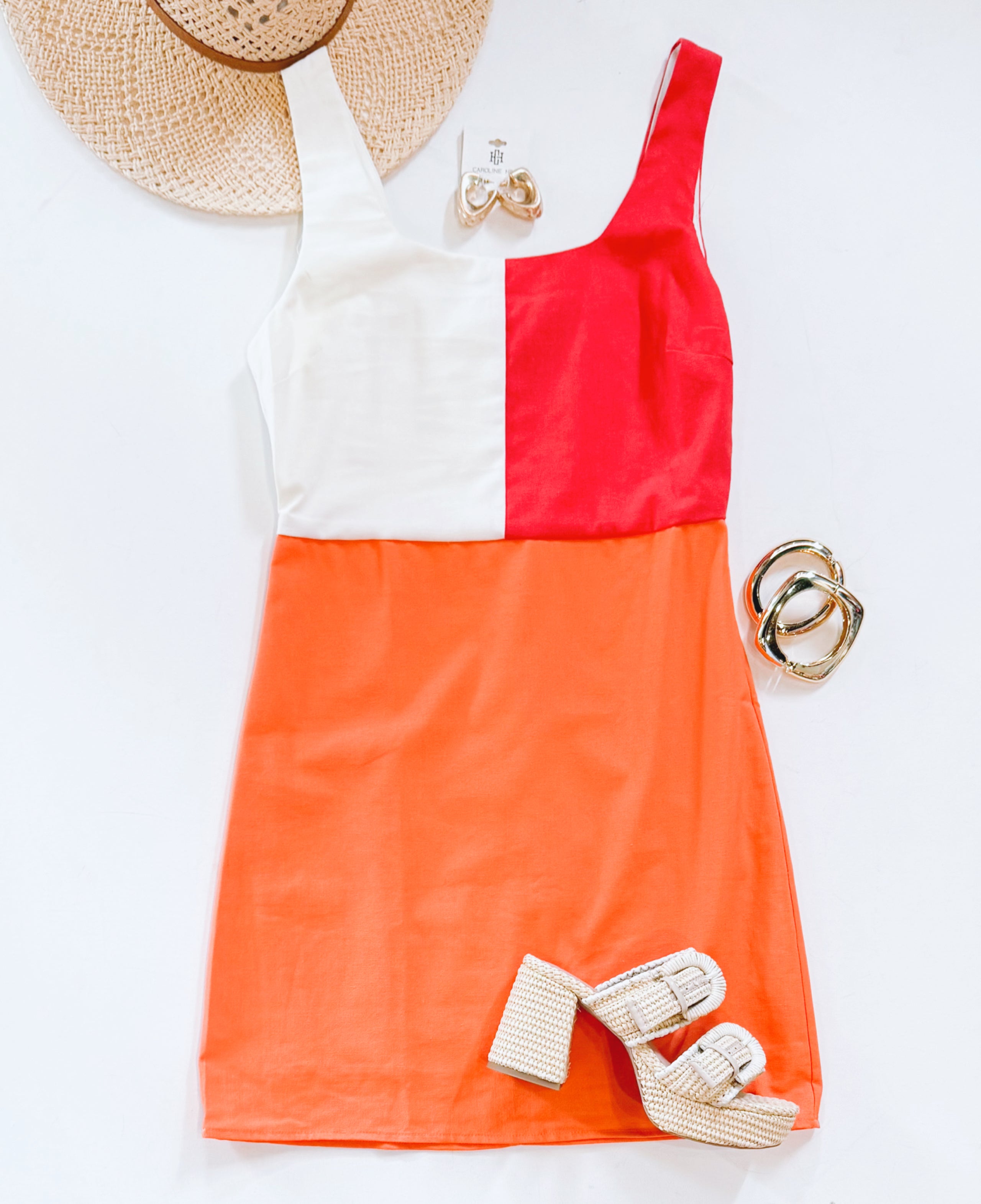 SUNSET SHIFT DRESS
