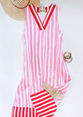 ICE CREAM DATE ANKLE DRESS