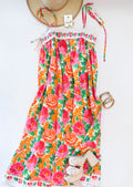 SPANISH ROSE MIDI DRESS