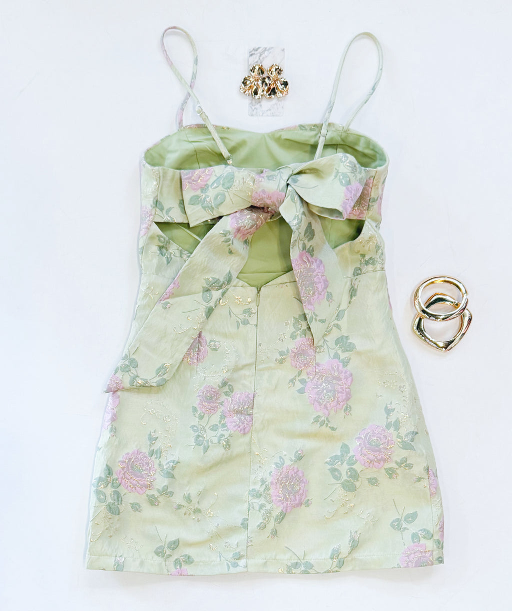 LIMELIGHT BROCADE DRESS