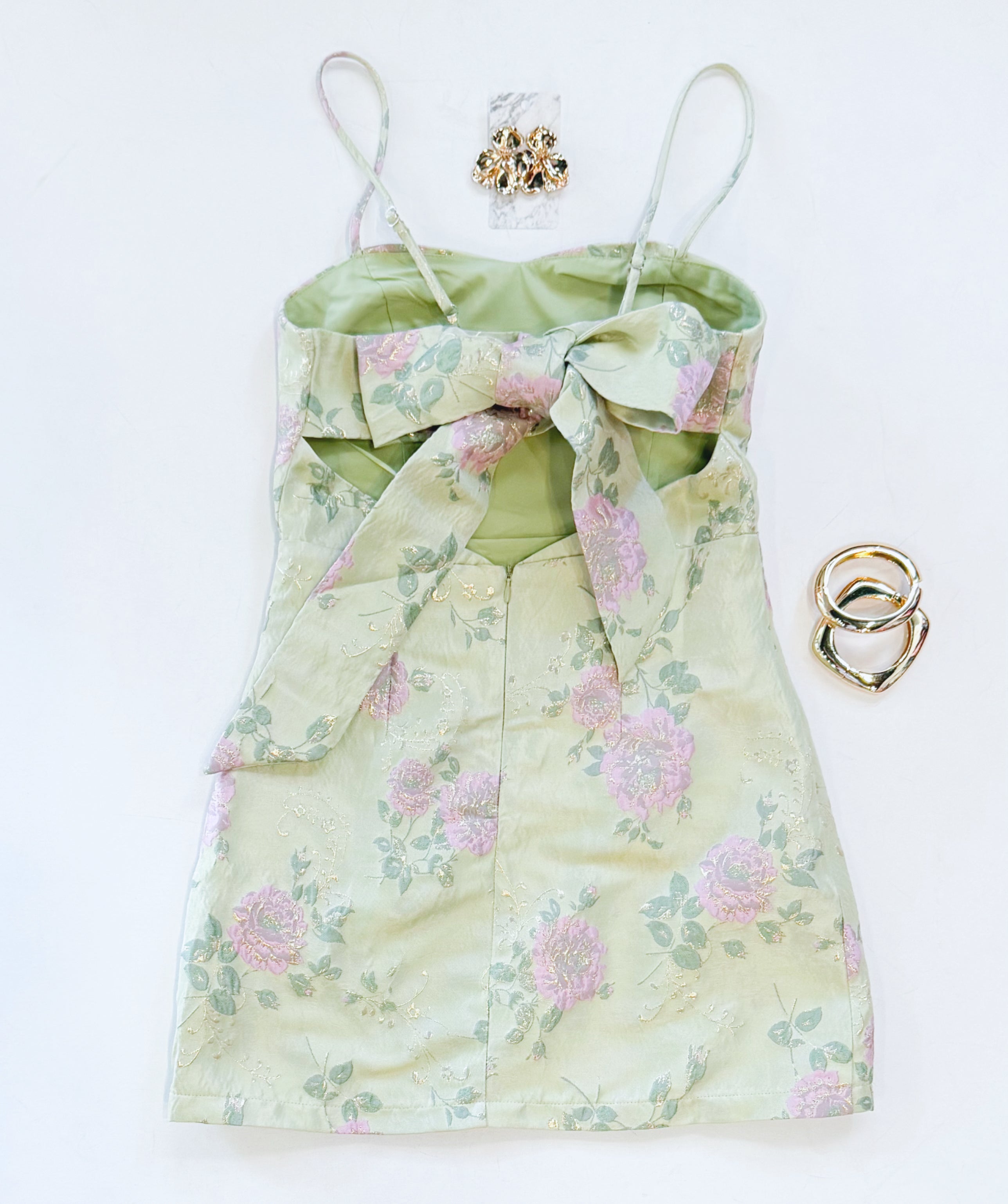 LIMELIGHT BROCADE DRESS