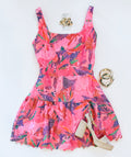 RAINBOW ROW LACE EVENT DRESS