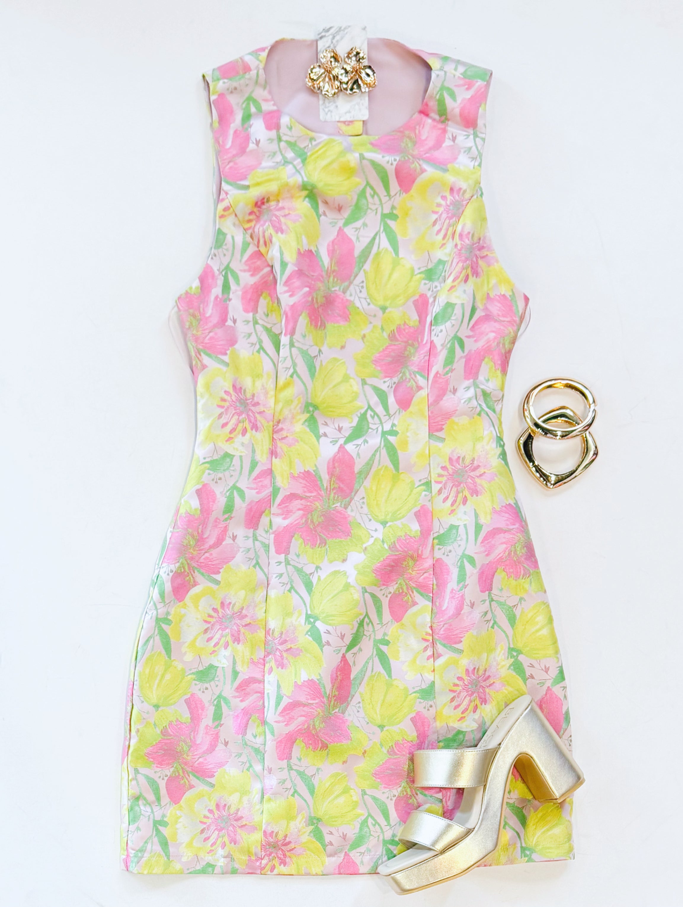 TROPICAL BOUQUET EVENT DRESS