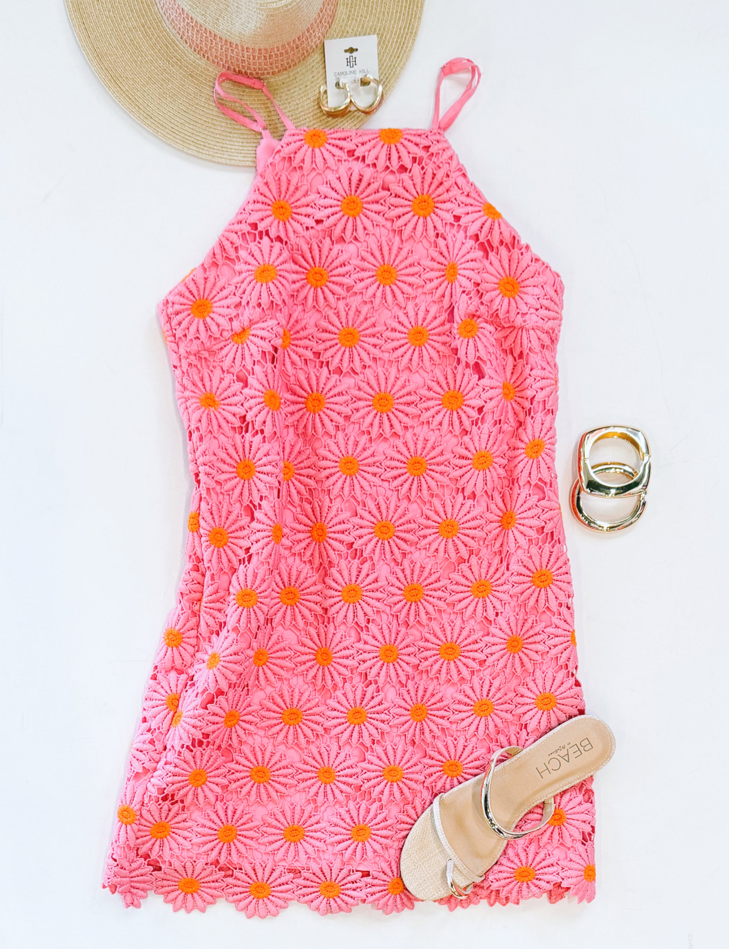 COMING UP DAISIES BEACH DRESS