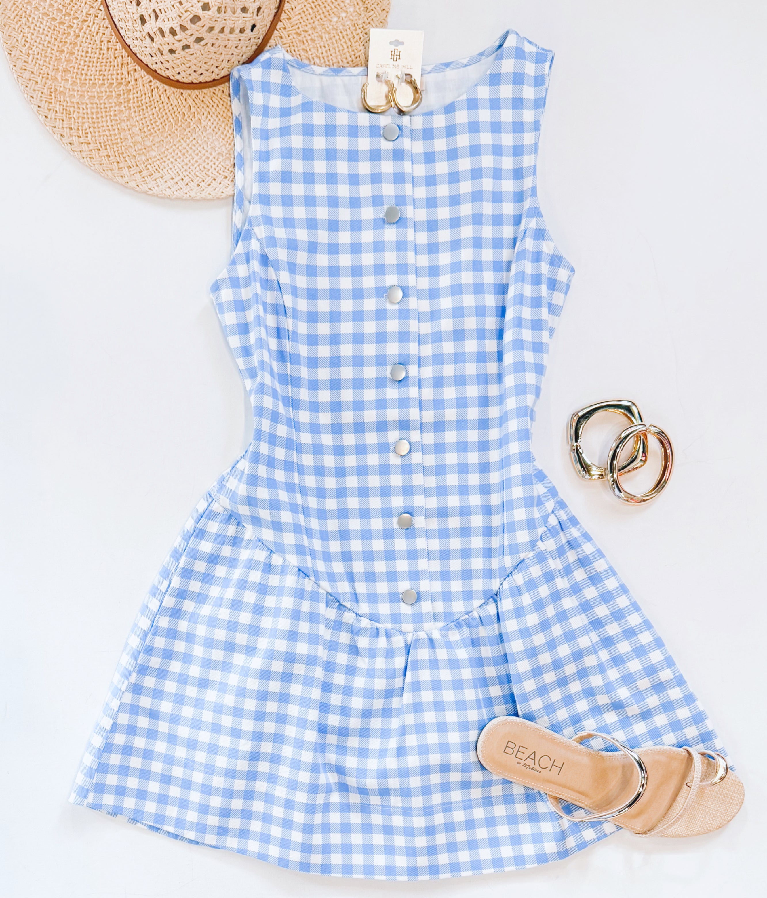 SUMMER PICNIC DENIM DRESS