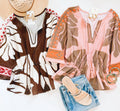MAYAN CINCH TOP (PEACH)