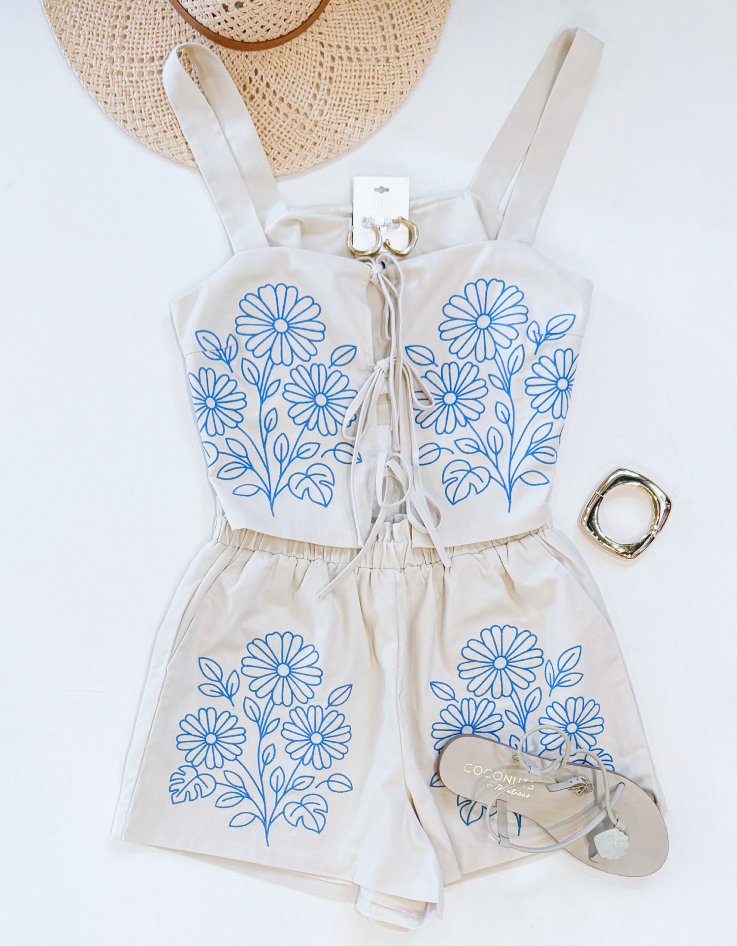 ALL NATURAL FRONT TIE SET