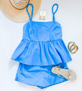OCEAN BLUE SHORT SET
