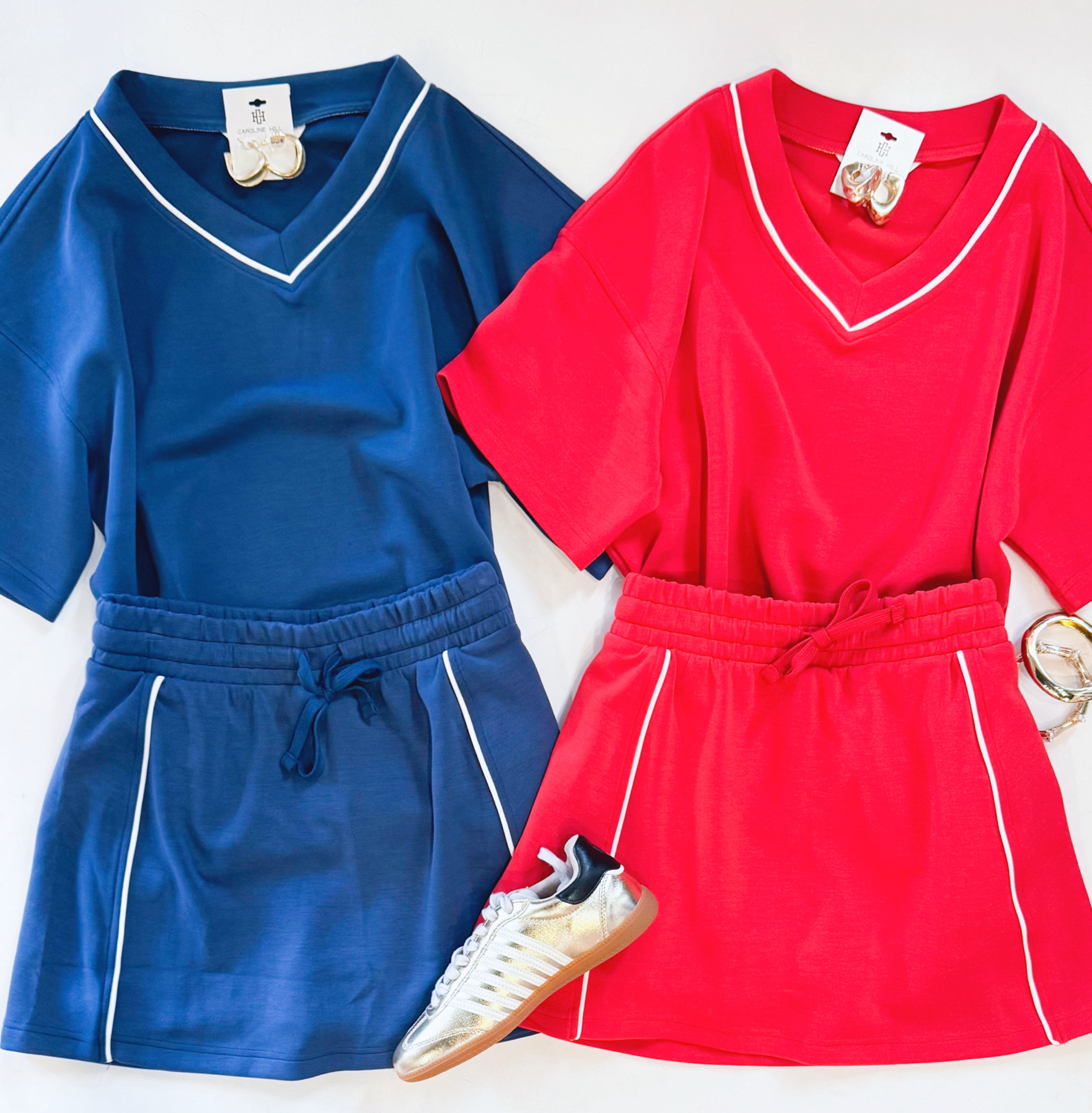 CARPOOL SKORT SET (NAVY)