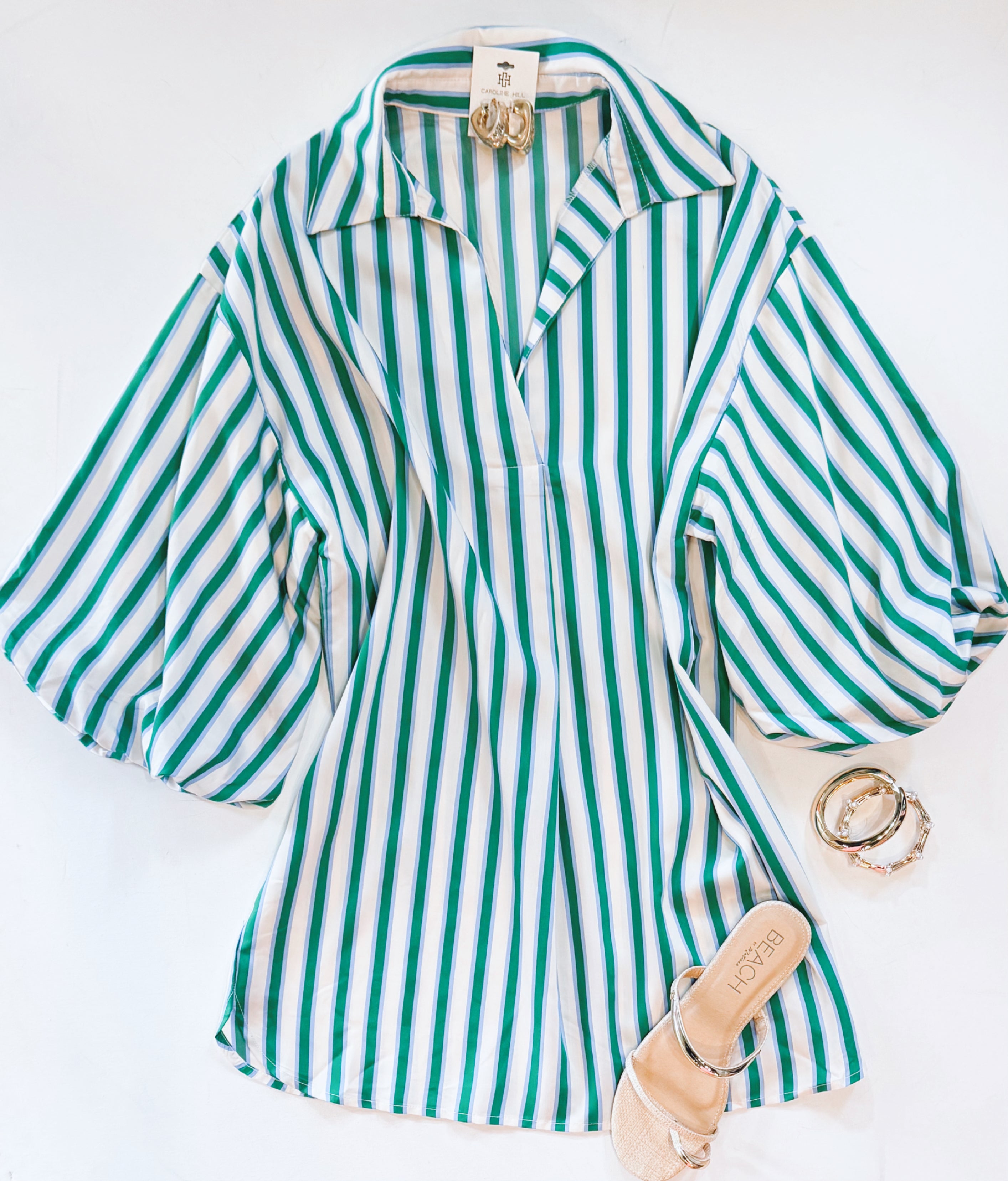 HIGH BROW COLLAR DRESS