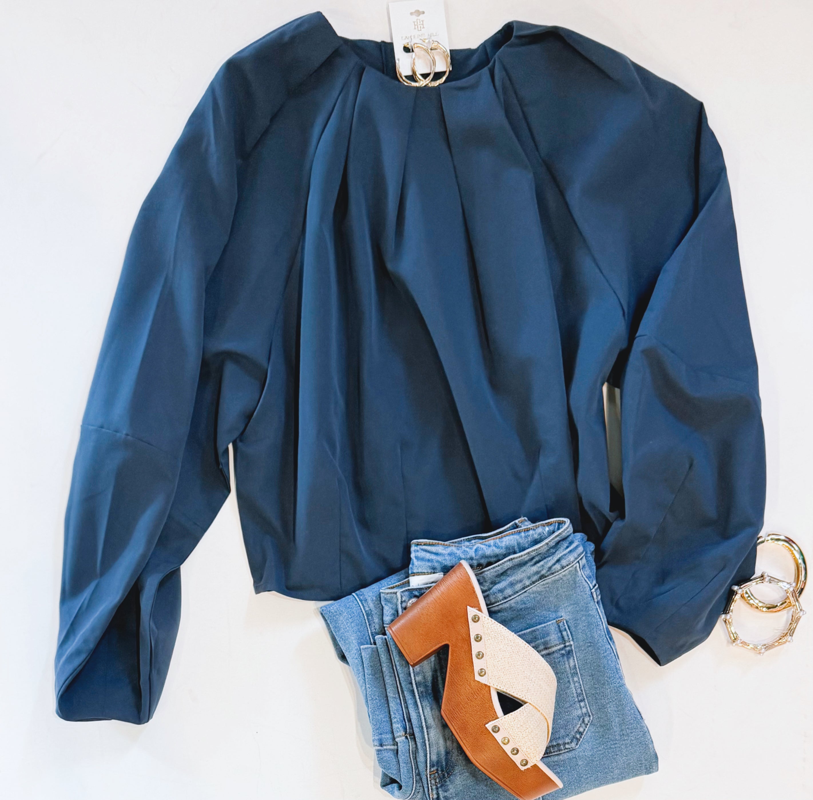 SO MOD SLATE BLOUSE