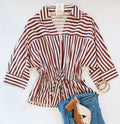 HIGH TIDE CINCHED BUTTONDOWN