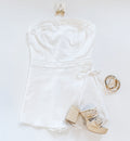 STRUMMIN' DENIM ROMPER