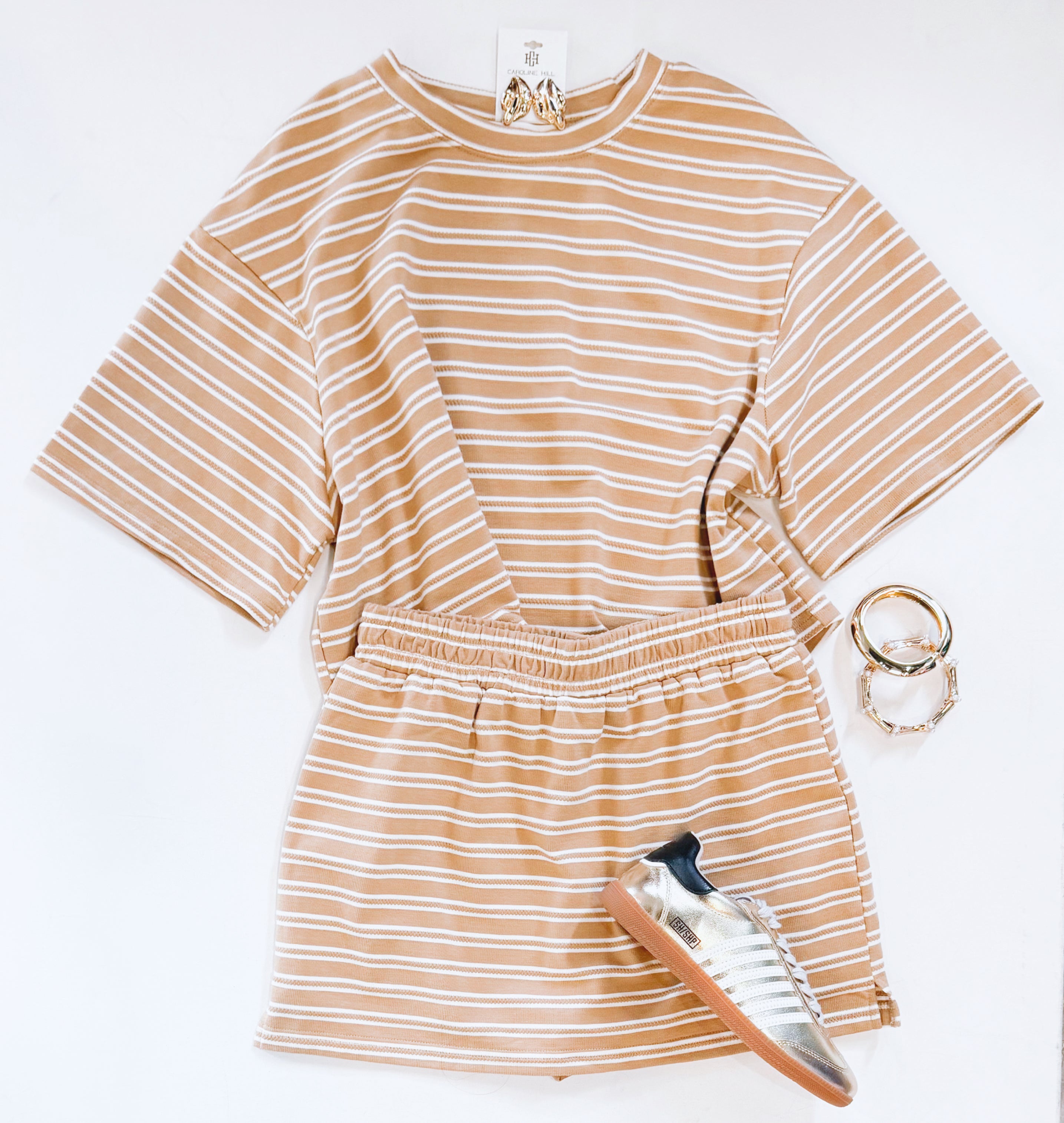 CARAMEL CANDY SKORT SET