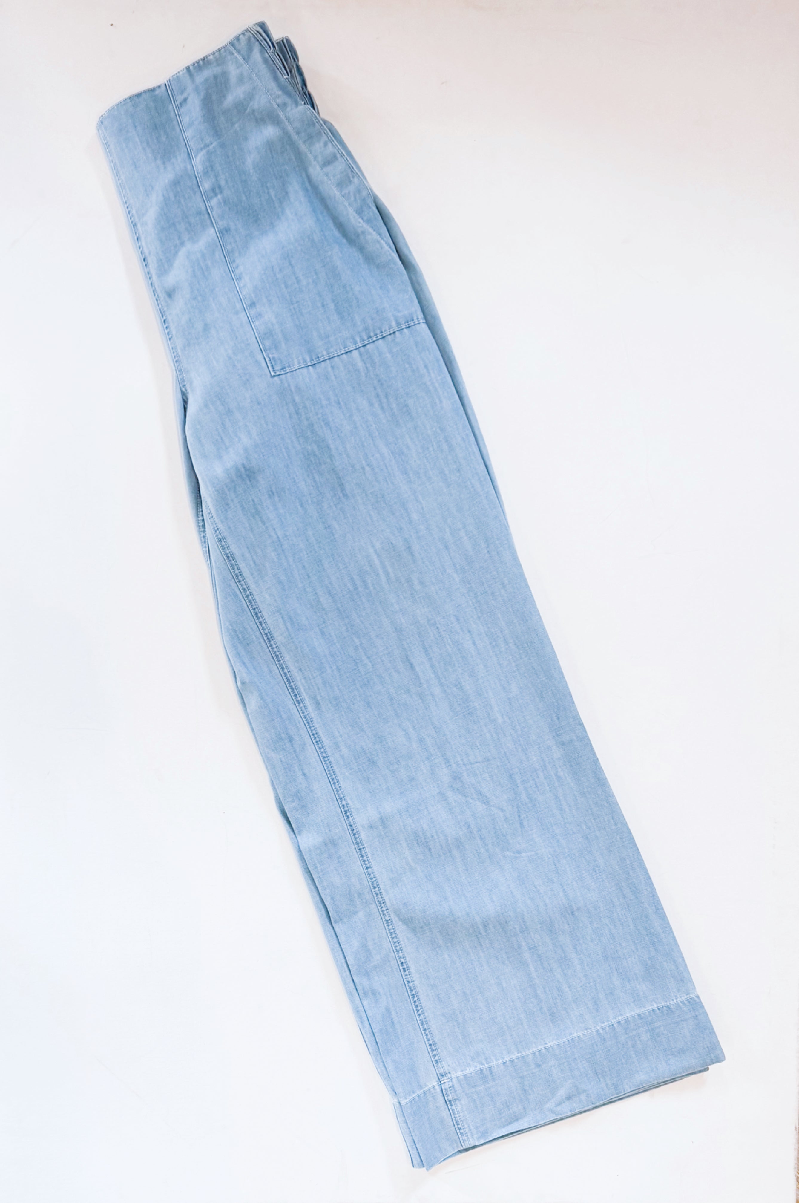 CHAMBRAY DRESS PANT