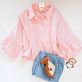 POWDER PINK BUTTONDOWN