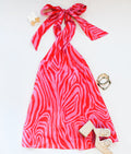 ANIMAL INSTINCT HALTER DRESS
