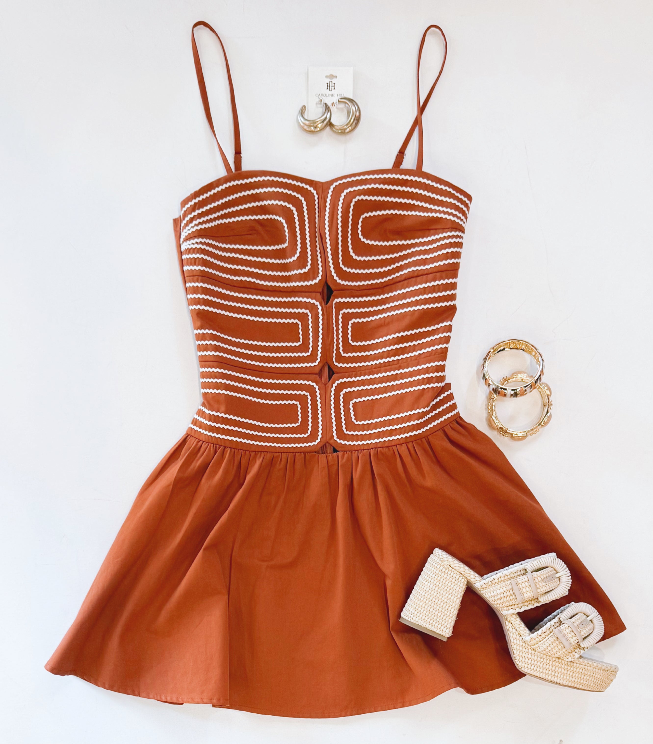 OUT WEST CUTOUT DRESS