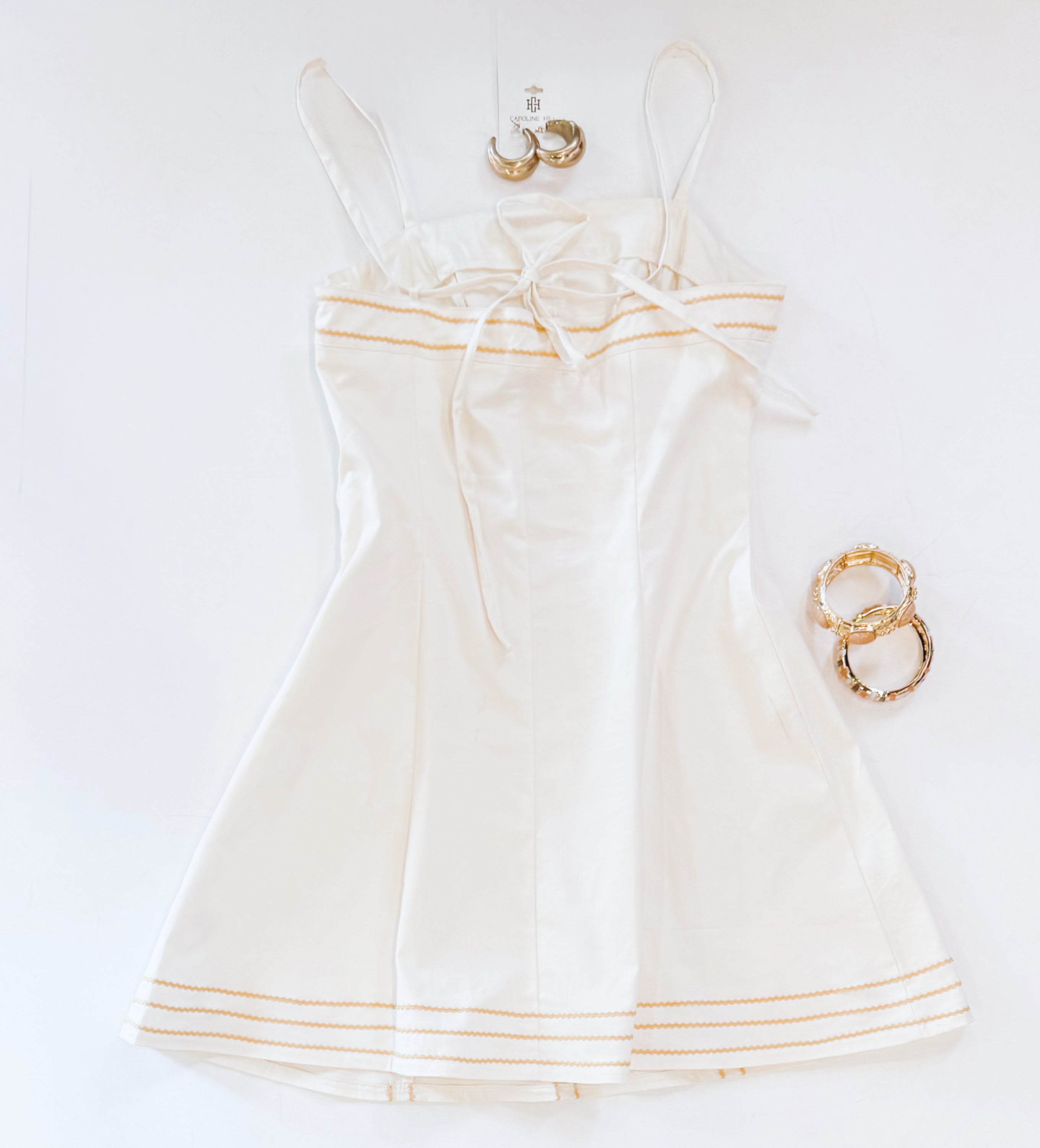 CLEAN LINES TOPSTITCH DRESS