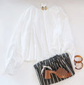 SO MOD WHITE BLOUSE