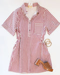 HIGH TIDE COLLAR DRESS