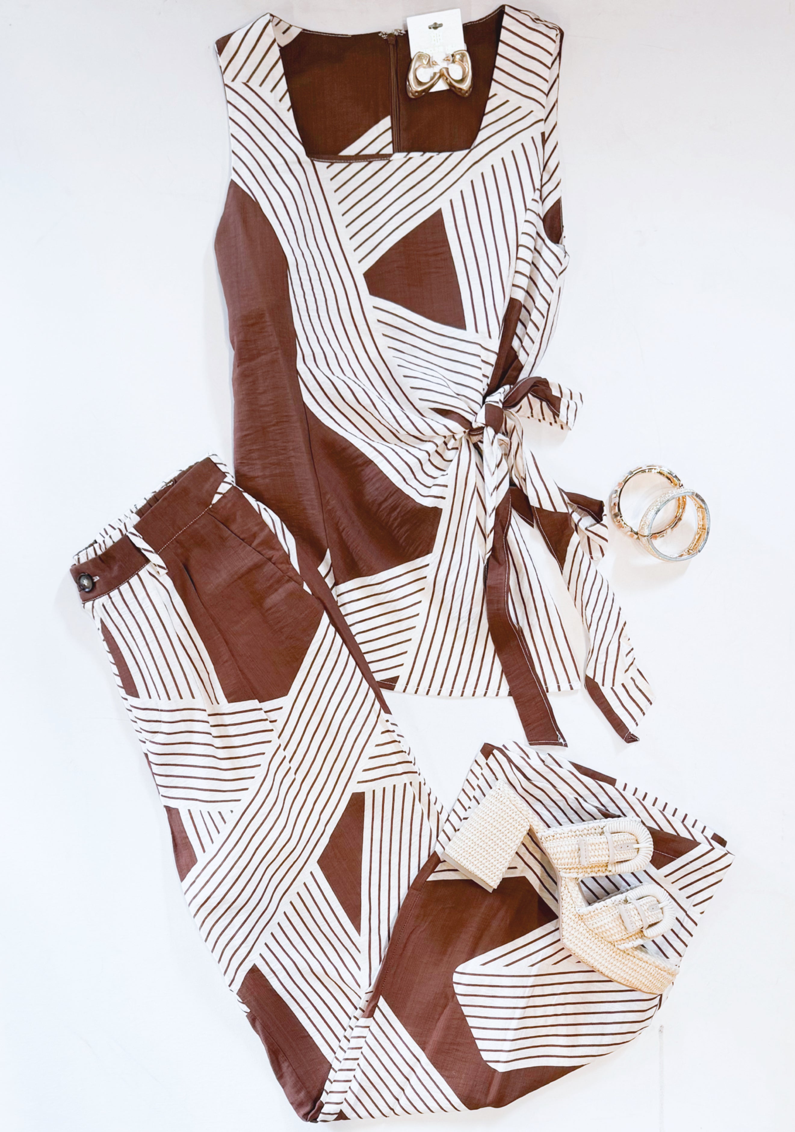 ABSTRACT ART PANT SET