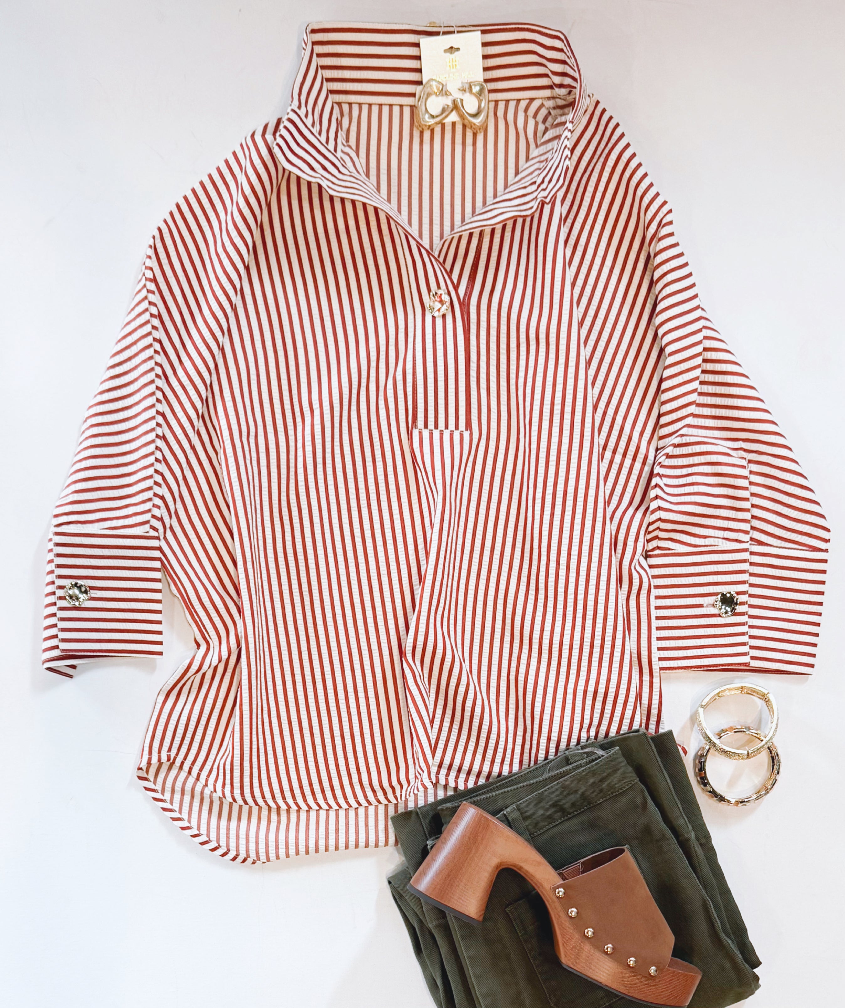 APPLE ORCHARD STRIPE TOP