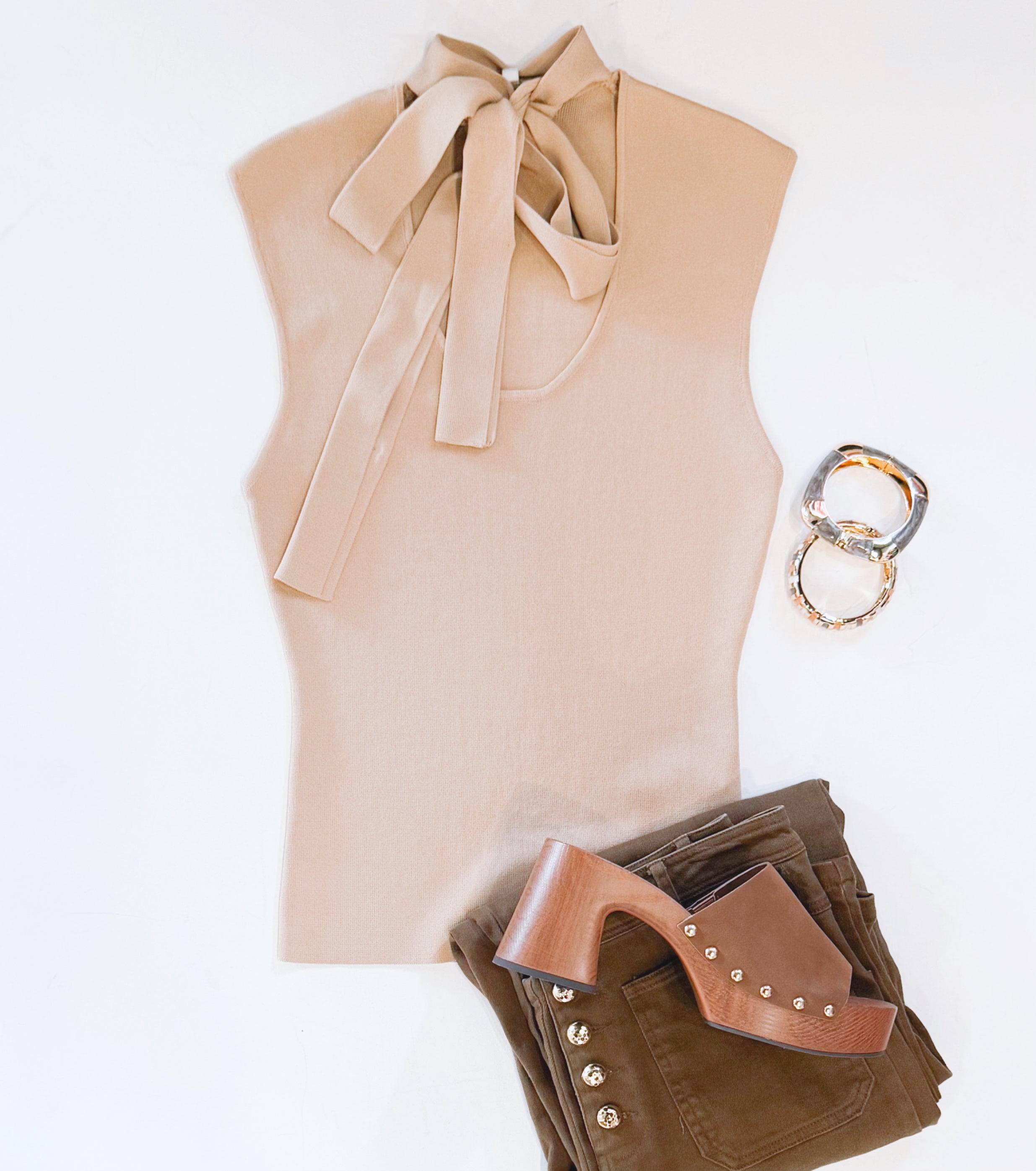 BUSINESS CASUAL CAMEL KNIT