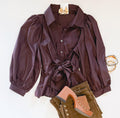 PORT WINE BUTTONDOWN